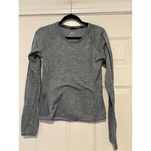 Women's sz XS grey Nike dri fit long sleeve‎ #644